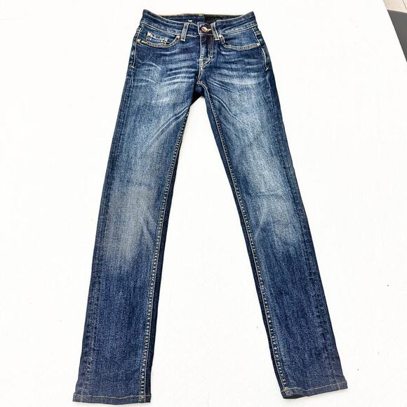 Tiger of Sweden Slight Dark Wash Denim Jeans Aura Italy Size 24 / 30 - Picture 2 of 9